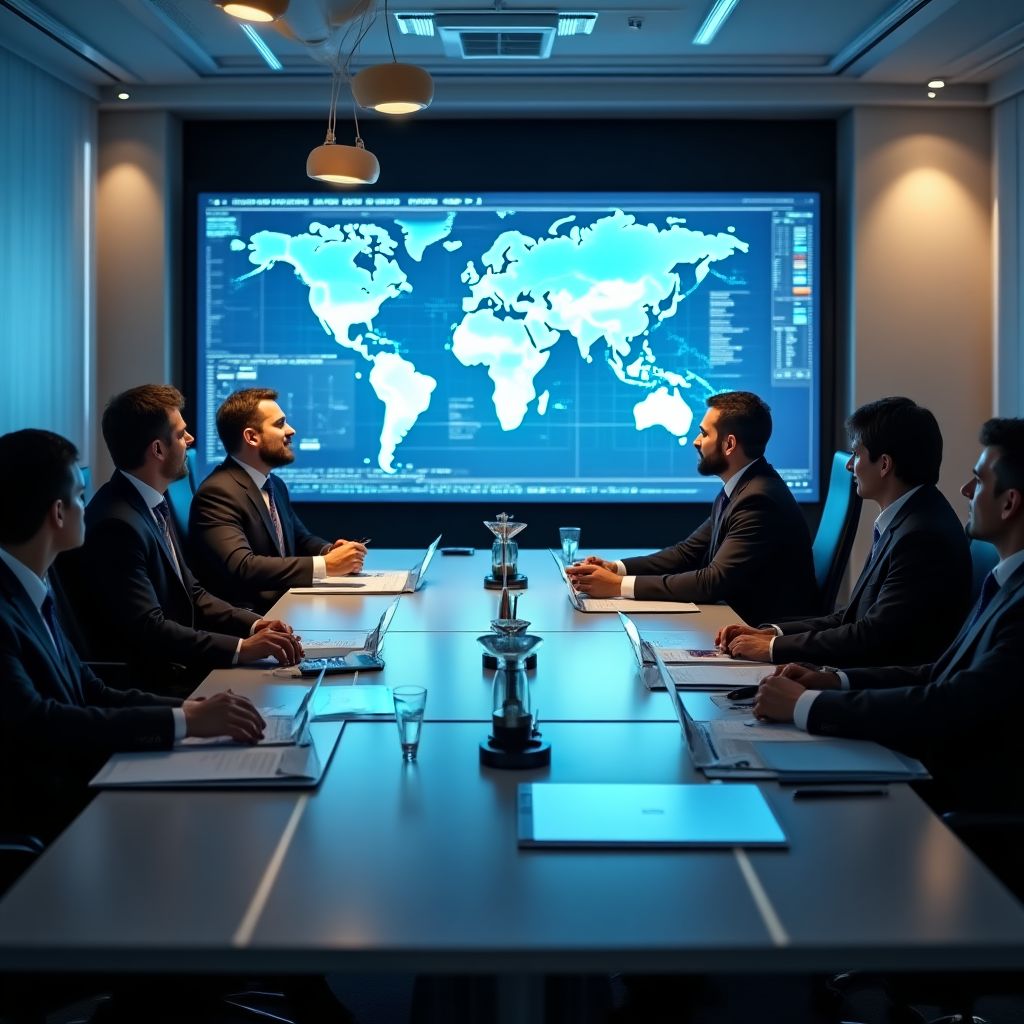 Reunión de inversores en oficinas de InversionesArg