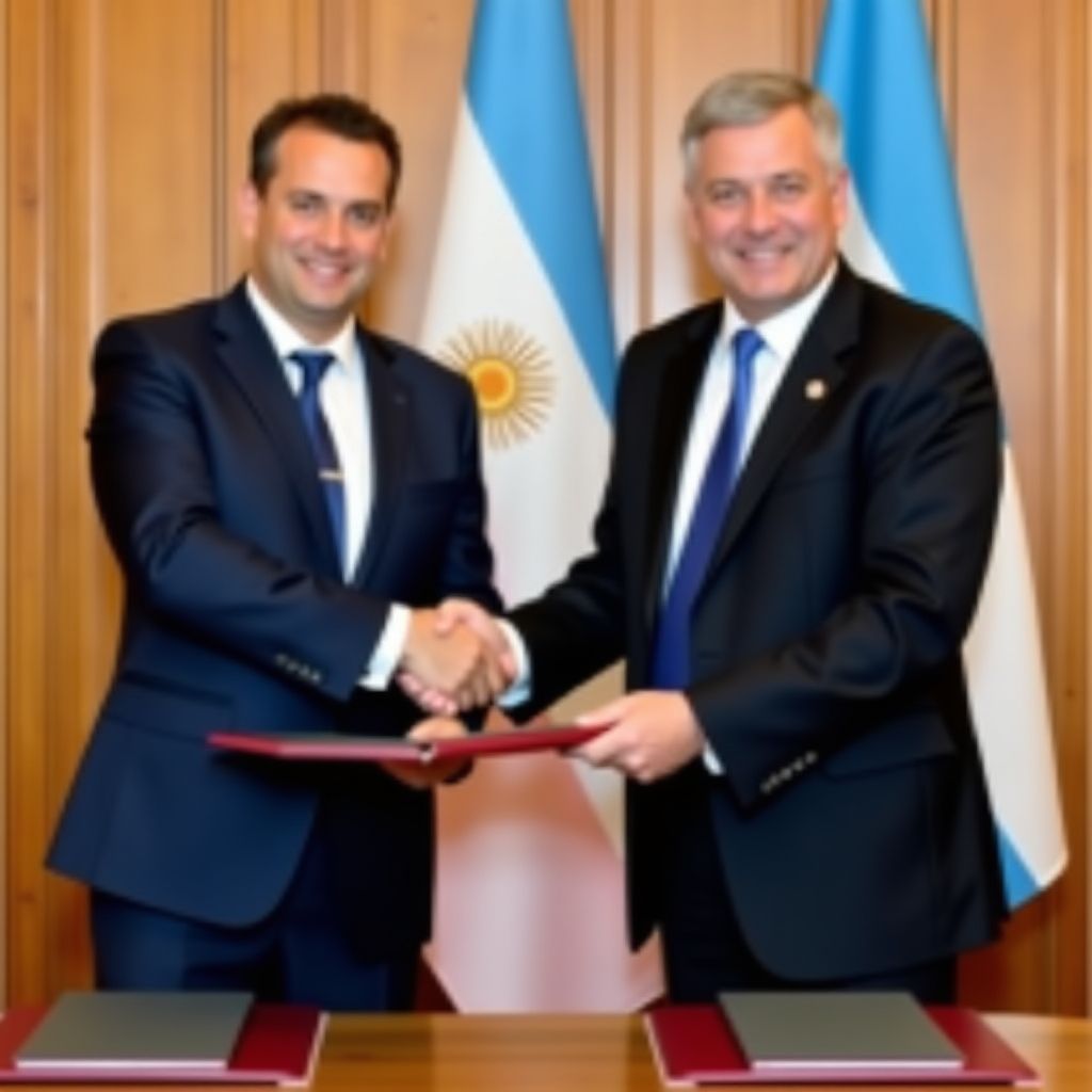 Firma de acuerdo de inversión